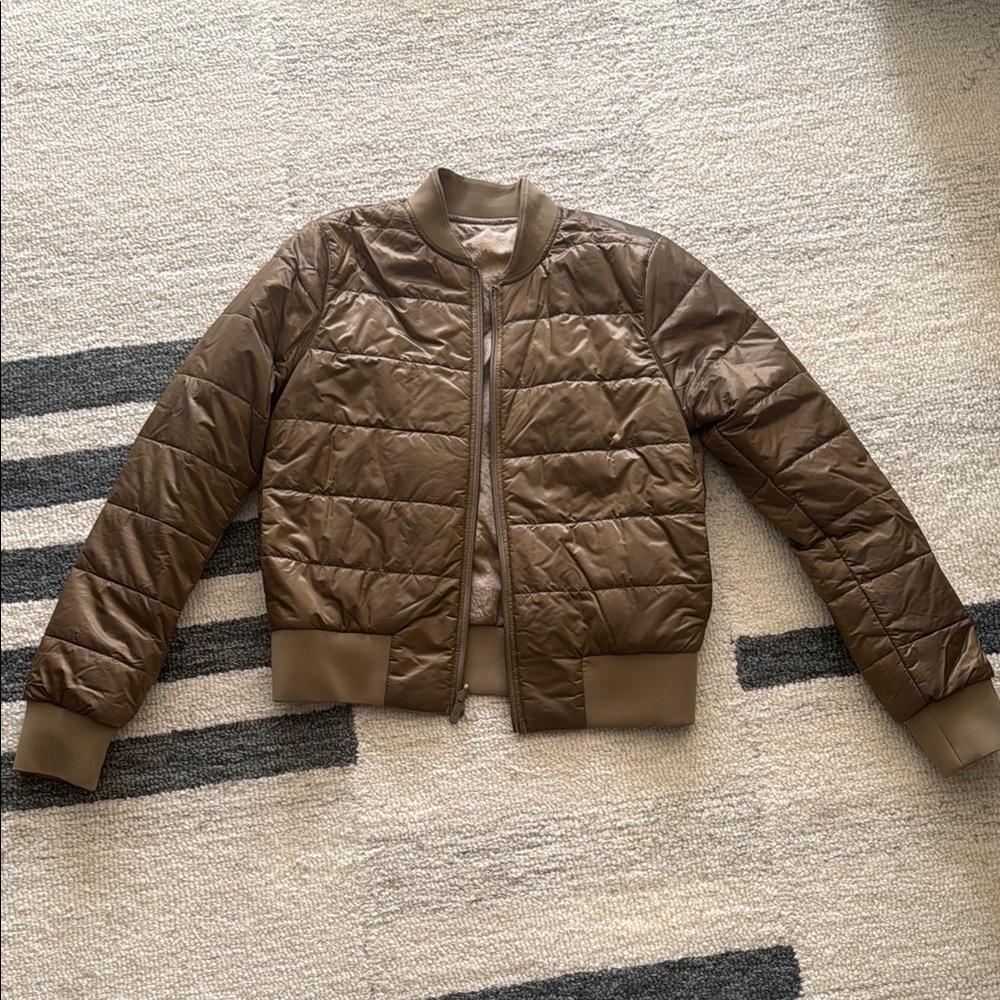 Lululemon Quilted Bomber Jacket
